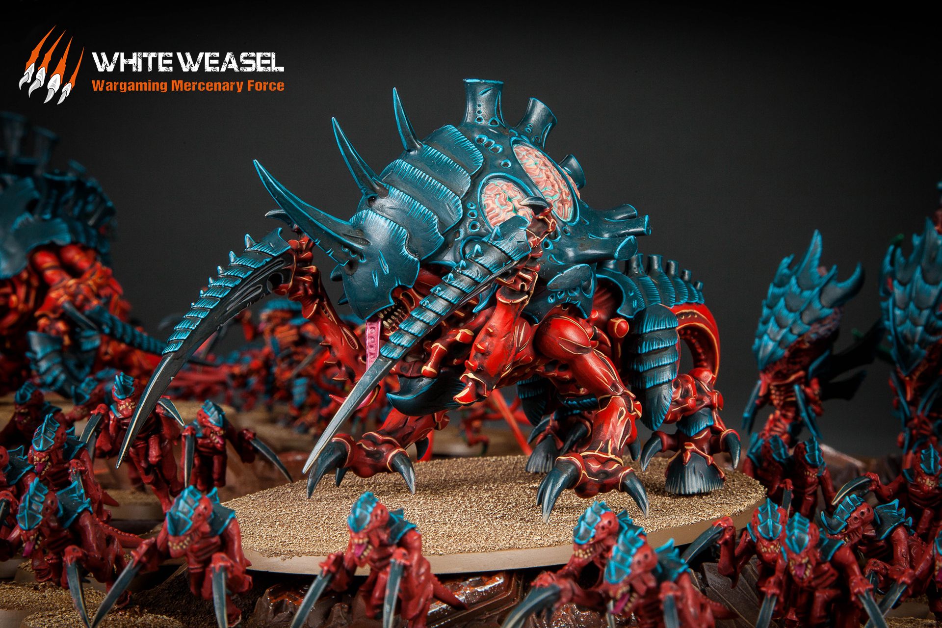 Speed Painting Tyranid Swarms (Tips and Process for Painting Large Armies)  - Tangible Day