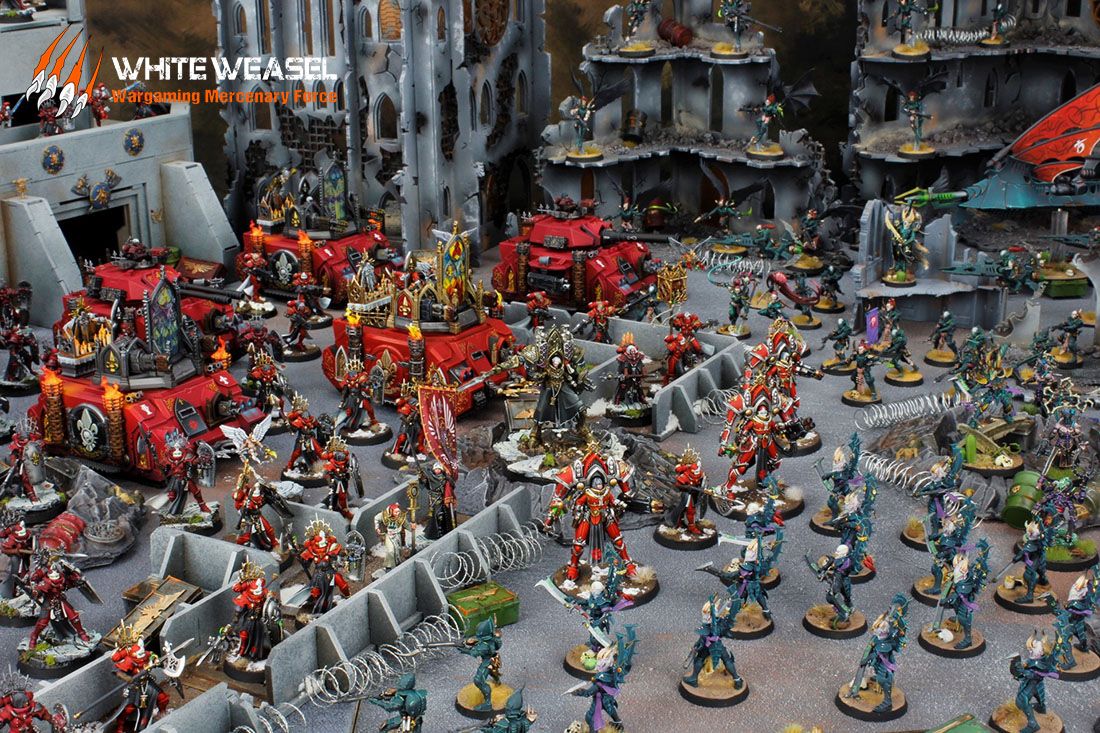 Pintores de miniaturas Warhammer